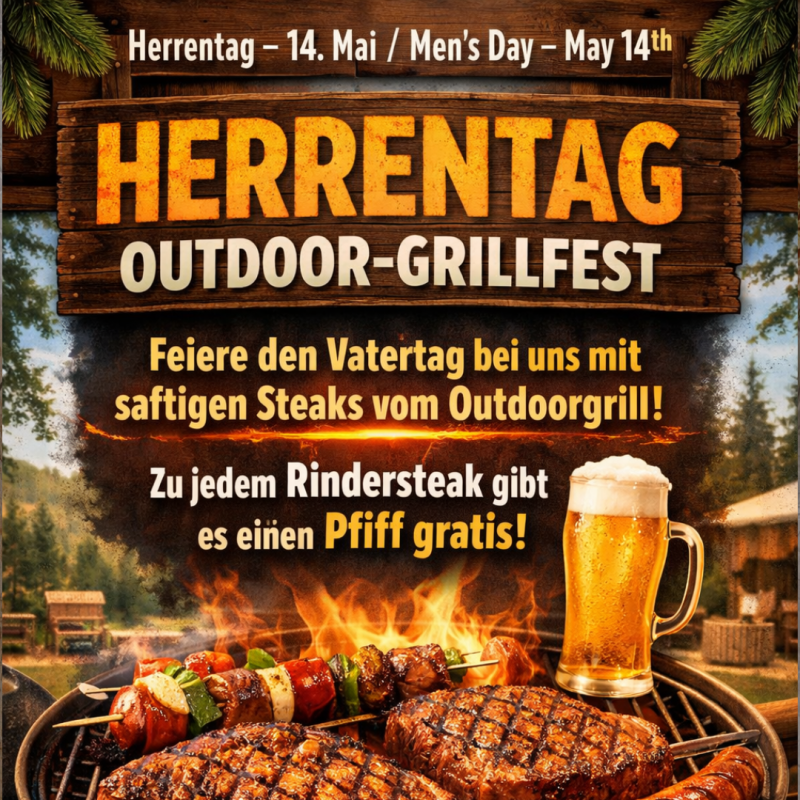 Herrentag Outdoor-Grillfest